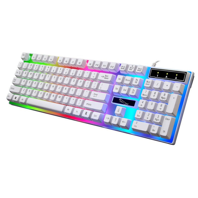 Chasing Leopard G21 Wired USB Single Keyboard Backlight Suspension Mechanical Hand Feel Home Gaming Luminous Keyboard